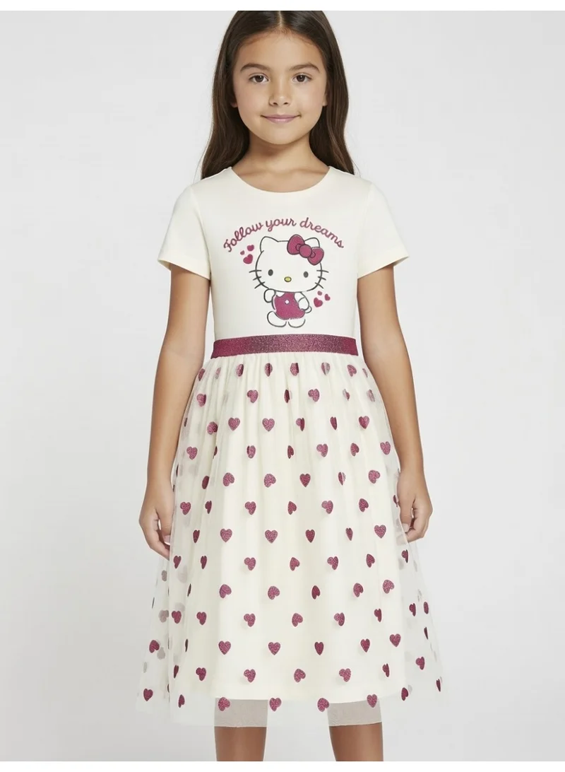 هالو كيتي هيلو كيتي | فستان تول | كريمي